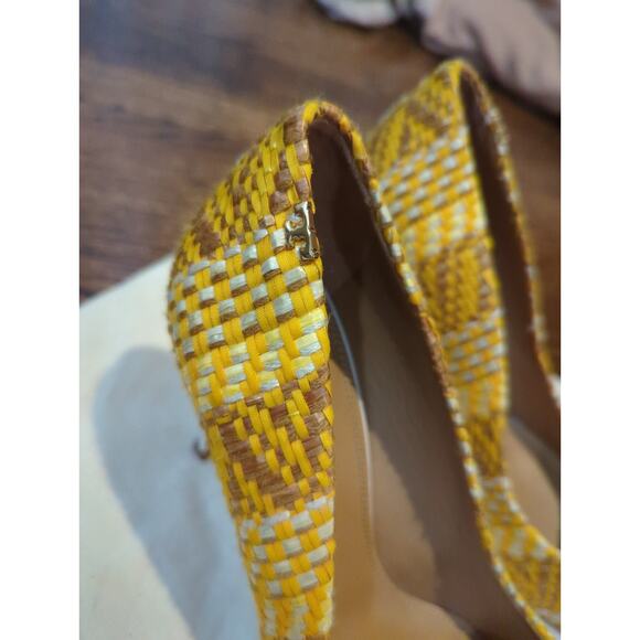 Tory Burch Penelope Woven Cap Toe Pumps - Picture 3 of 9